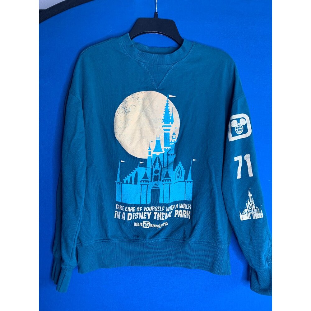Disney - Cinderella Castle teal sweatshirt - XS - Like new
